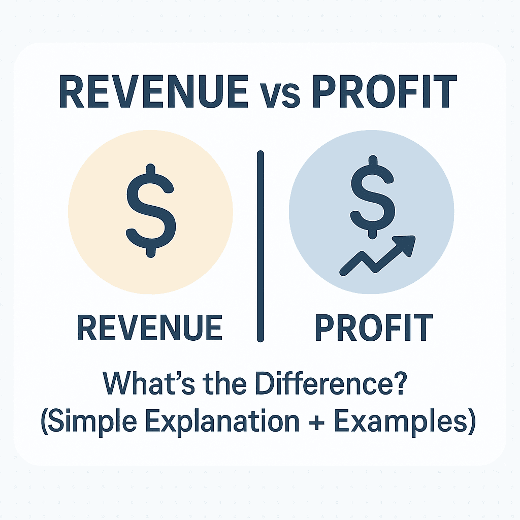 Revenue vs Profit: What's the Difference? (Simple Explanation + Examples)